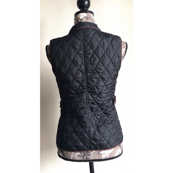 BANANA REPUBLIC Black and brown vest - Picture 3 of 4